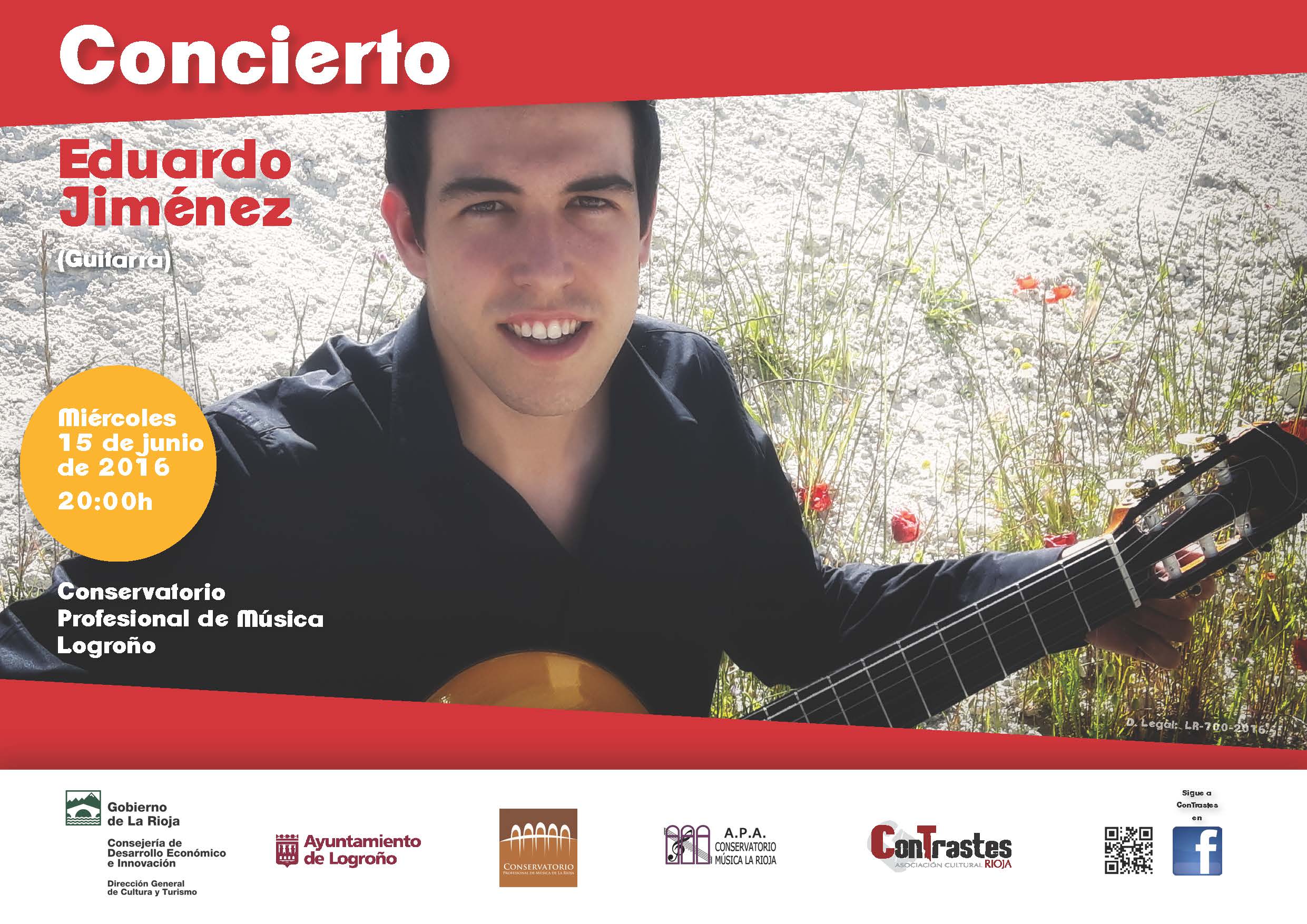 Eduardo Jiménez (guitarra) en concierto | Conservatorio ...